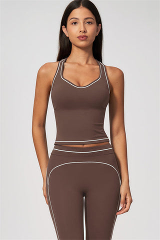 The Amara Tank Top Capri Leggings 2-Piece Set