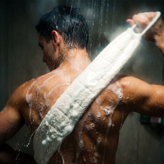 Men's Supreme Body Wash Infused Back Scrubber - Glamourous Grace