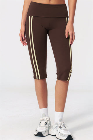 The Evoke Racerback Sports Bra Capri Leggings 2-Piece Set