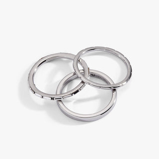 Baguette Stacking Ring Set of 3