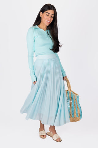 Bailey Top (Aqua Blue)