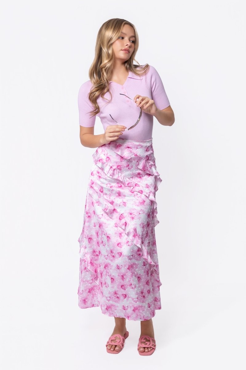 Bailey Top Short Sleeve (Light Pink)