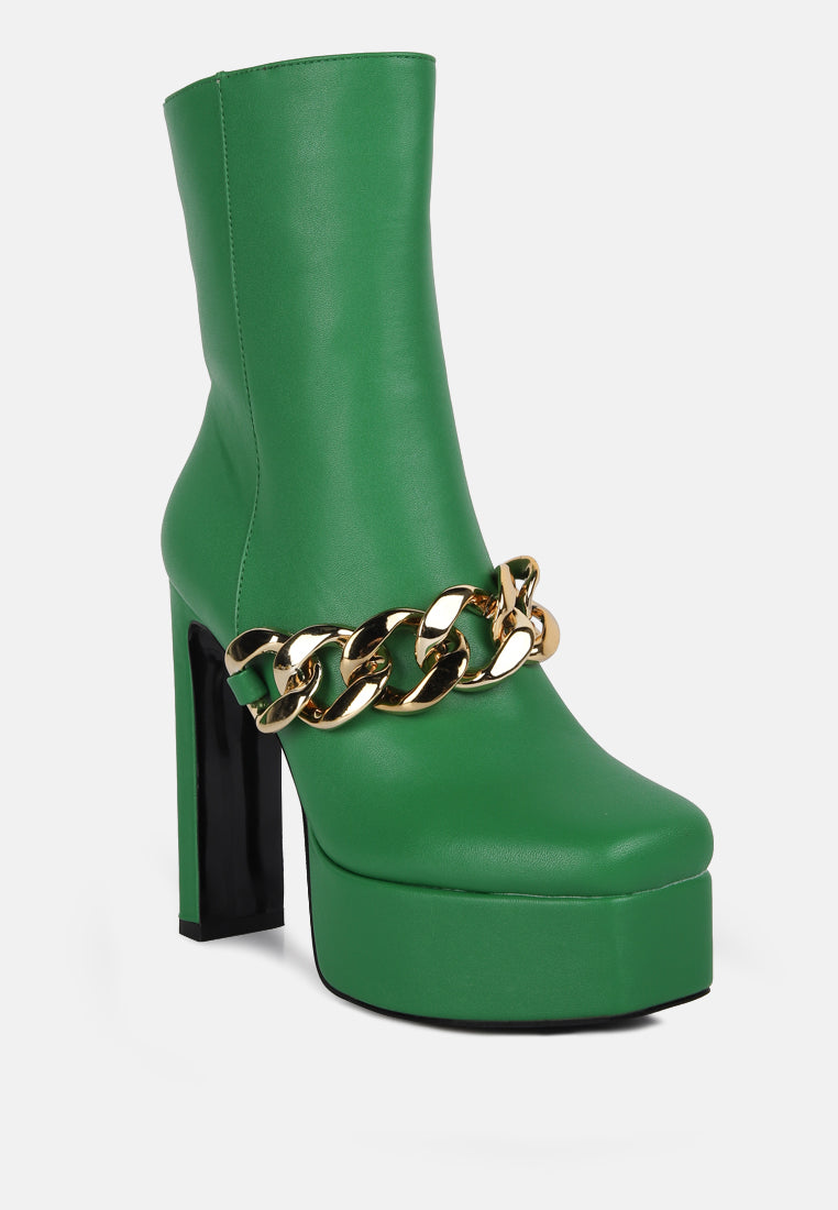 Bambini High Platform Ankle Boots - Glamourous Grace