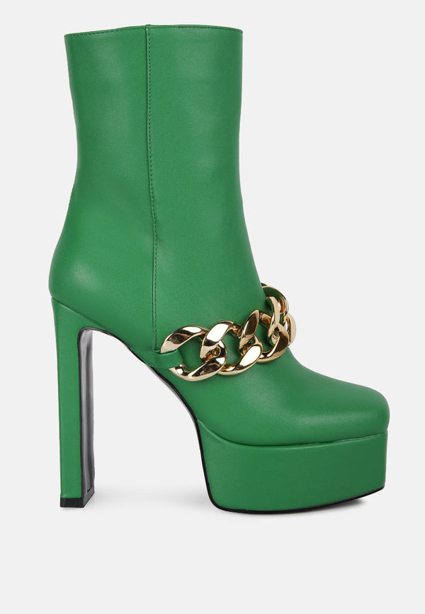 Bambini High Platform Ankle Boots - Glamourous Grace