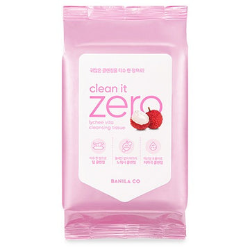 BANILA CO Clean It Zero Lychee Vita Cleansing Tissue 30 Sheets - Glamourous Grace
