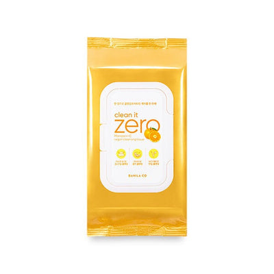 BANILA CO Clean it Zero Mandarin-C VEGAN cleansing Tissue (80 Wipes) - Glamourous Grace