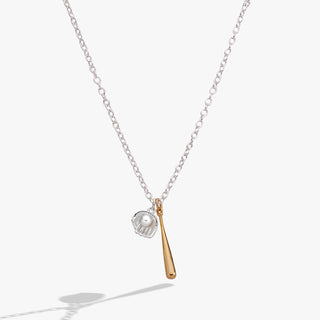 Ballgame Duo Charm Pendant Necklace