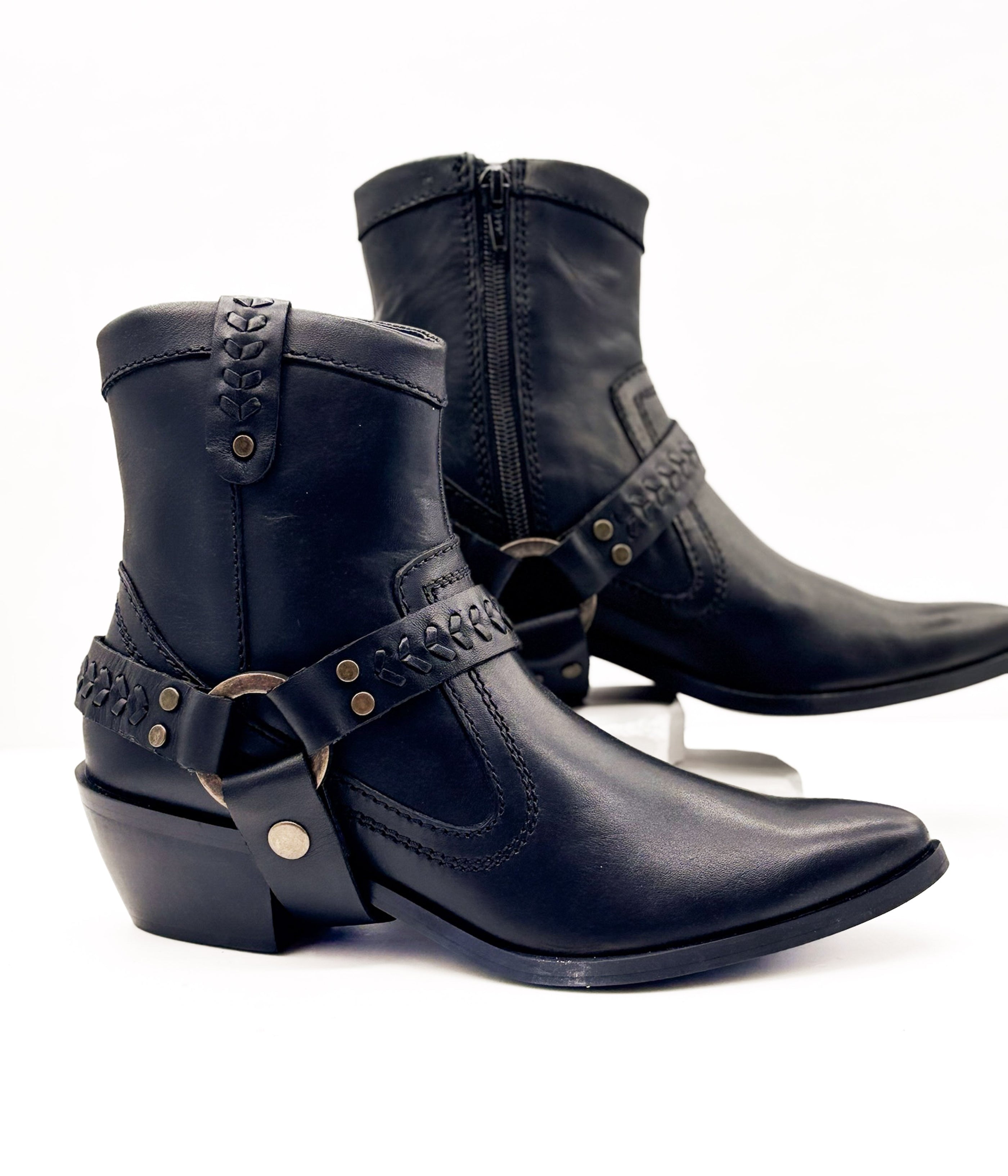 Smithy Suede Ankle Boot in Black - Glamourous Grace