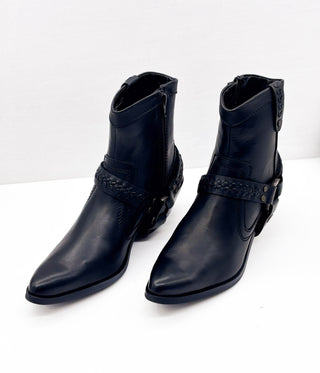 Smithy Suede Ankle Boot in Black - Glamourous Grace