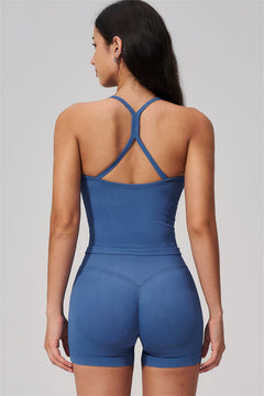 The Horizon Crop Top Shorts 2-Piece Set