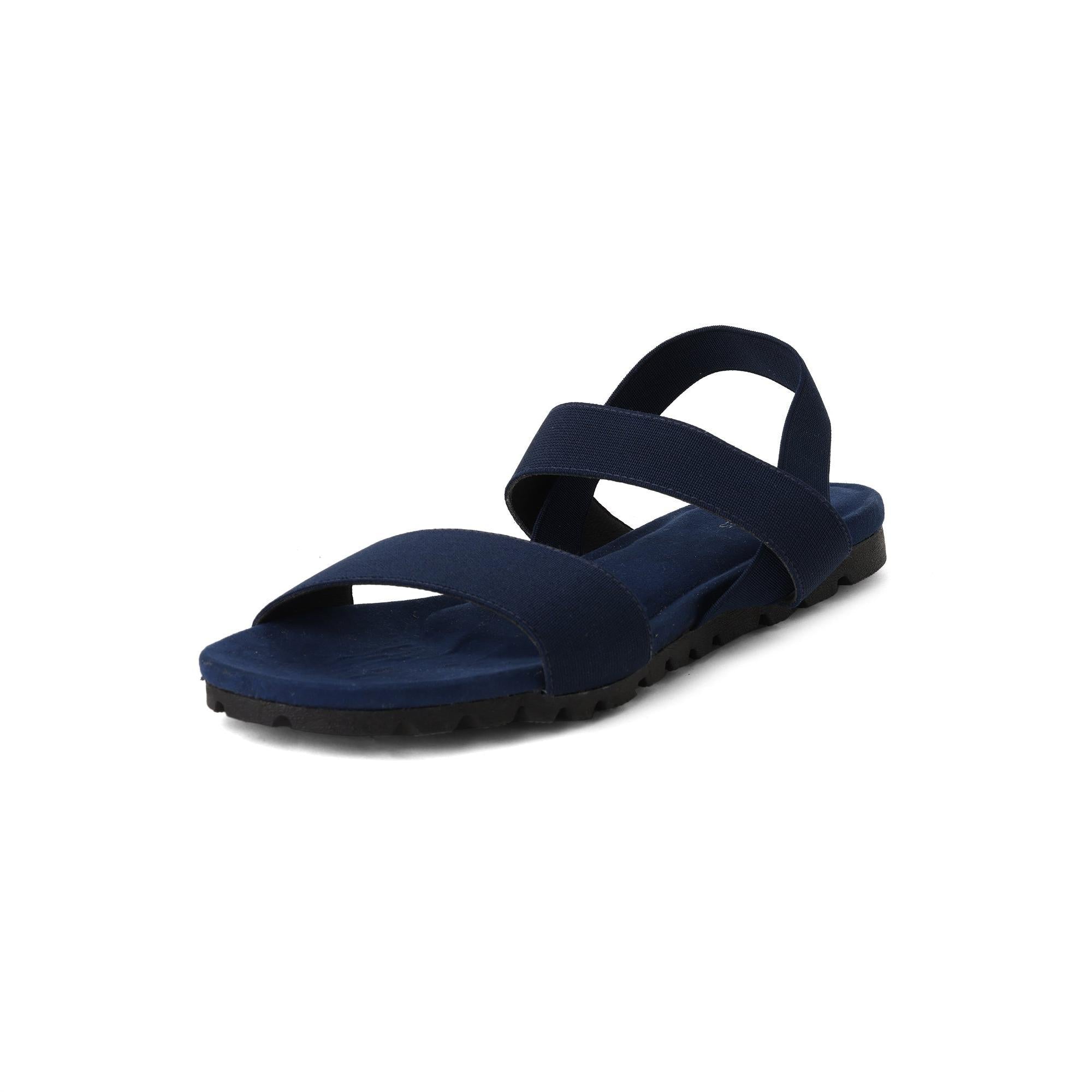 Gaia - Blue Casual Sandals - Glamourous Grace