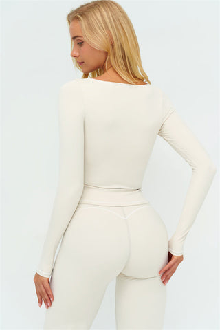The Amara Long Sleeve T-shirt Flared Leggings 2-Piece Set