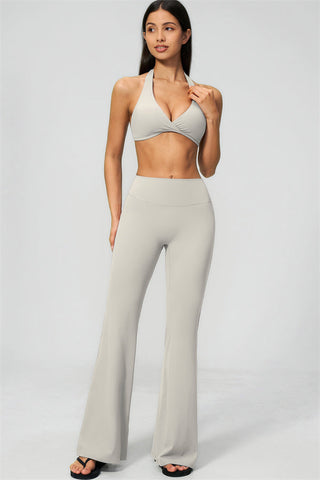 The Lox Sports Bra Flared Leggings 2-Piece Set