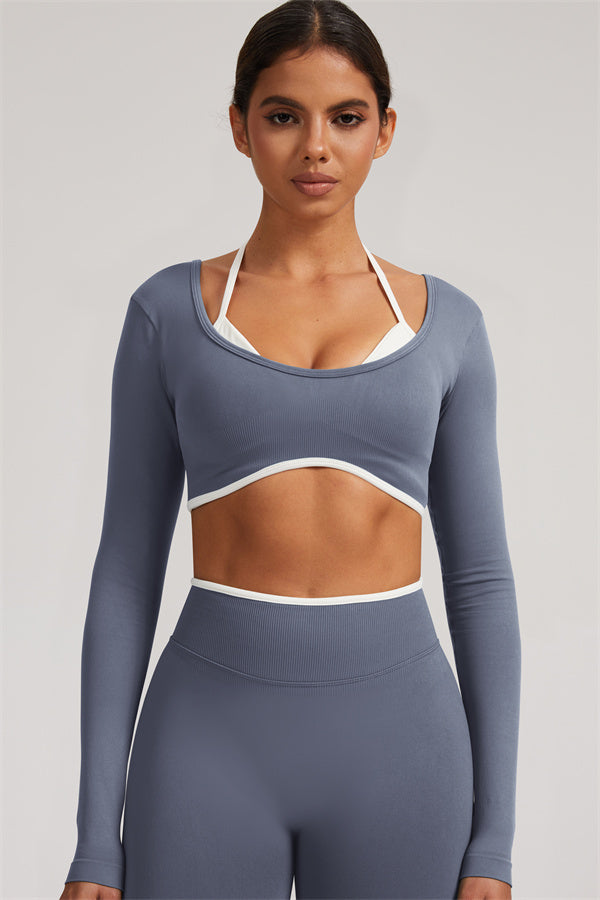 The Elevate New Long Sleeve Crop top - Glamourous Grace