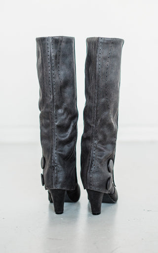 B Dad Boots in Grey - Glamourous Grace
