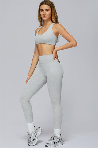 The Radiance Racerback Sports Bra Leggings 2-Piece Set