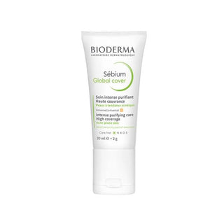 Bioderma Sebium Global Cover - 12hr Acne Coverage & Moisturizing Cream for Oily Skin - Glamourous Grace