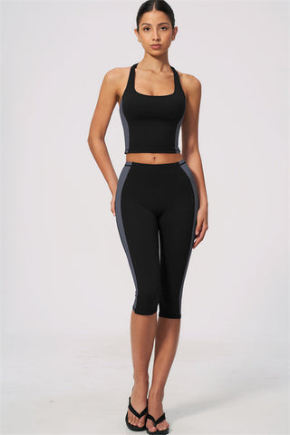 The Sandstone Tank Top Capri Leggings 2-Piece Set
