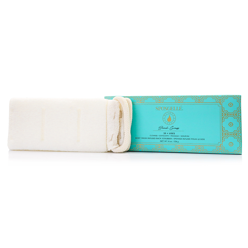 Beach Grass Body Wash Infused Back Scrubber - Glamourous Grace