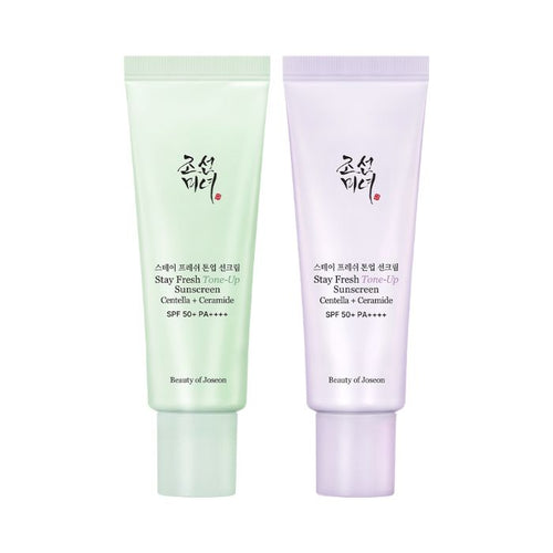 [Beauty of Joseon] Stay Fresh Tone-Up Sunscreen SPF50+ PA++++ 50ml (2colors) - Glamourous Grace