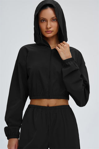 The Svelte UV protection Crop Hoodie