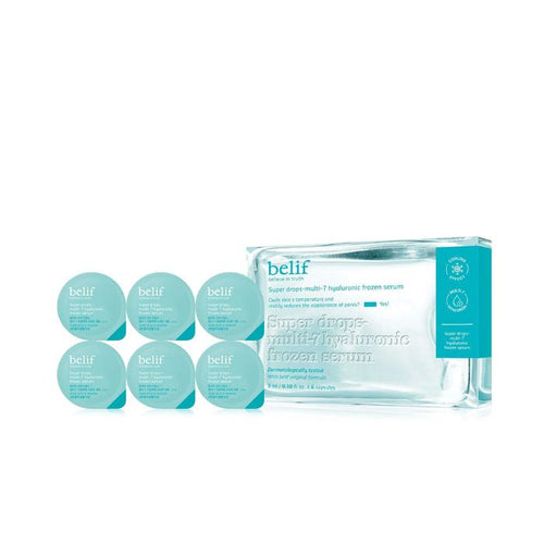 belif Super Drops Multi-7 Hyaluronic Frozen Serum 3ml X 6ea - Glamourous Grace