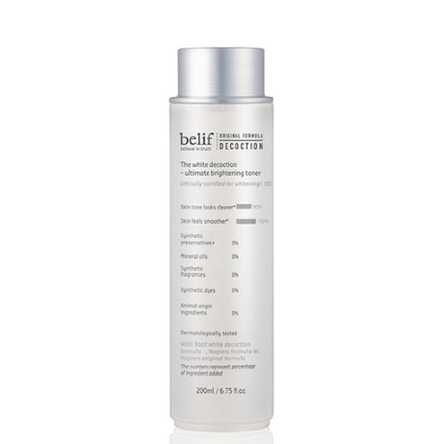 belif The White Decoction - Ultimate Brightening Toner 200ml - Glamourous Grace