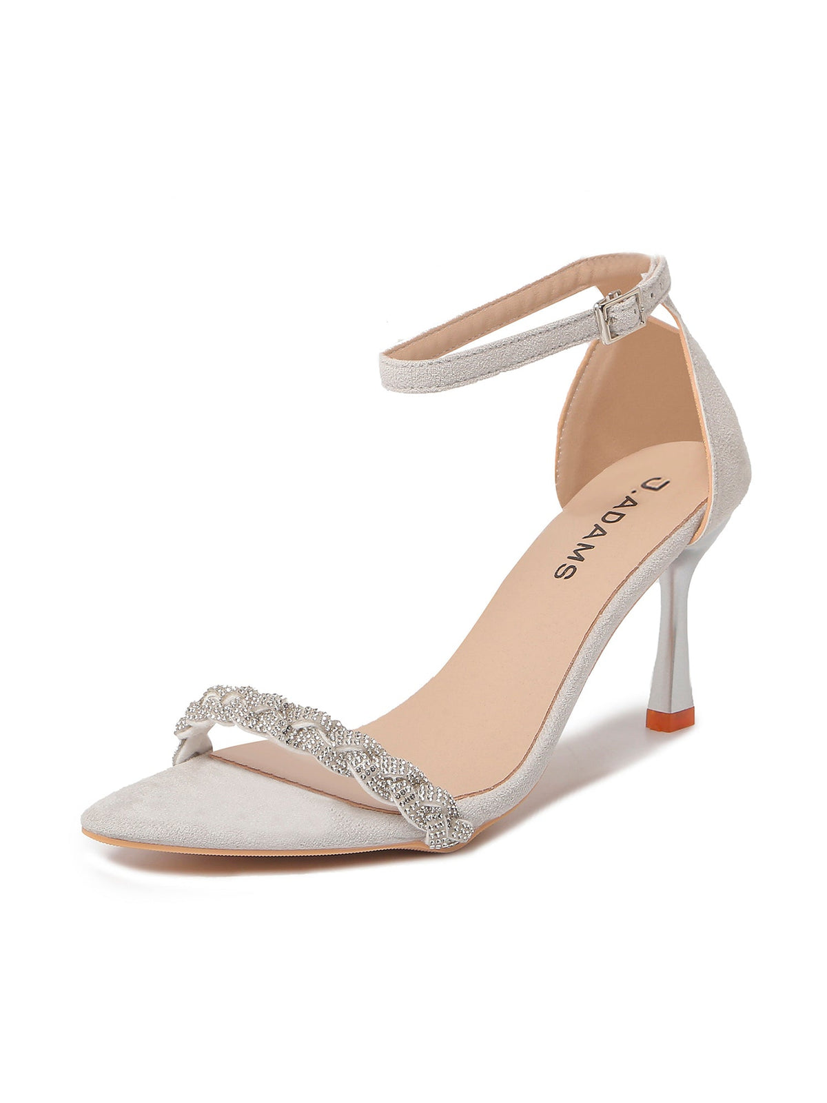 Bella | Light Grey Suede - Glamourous Grace