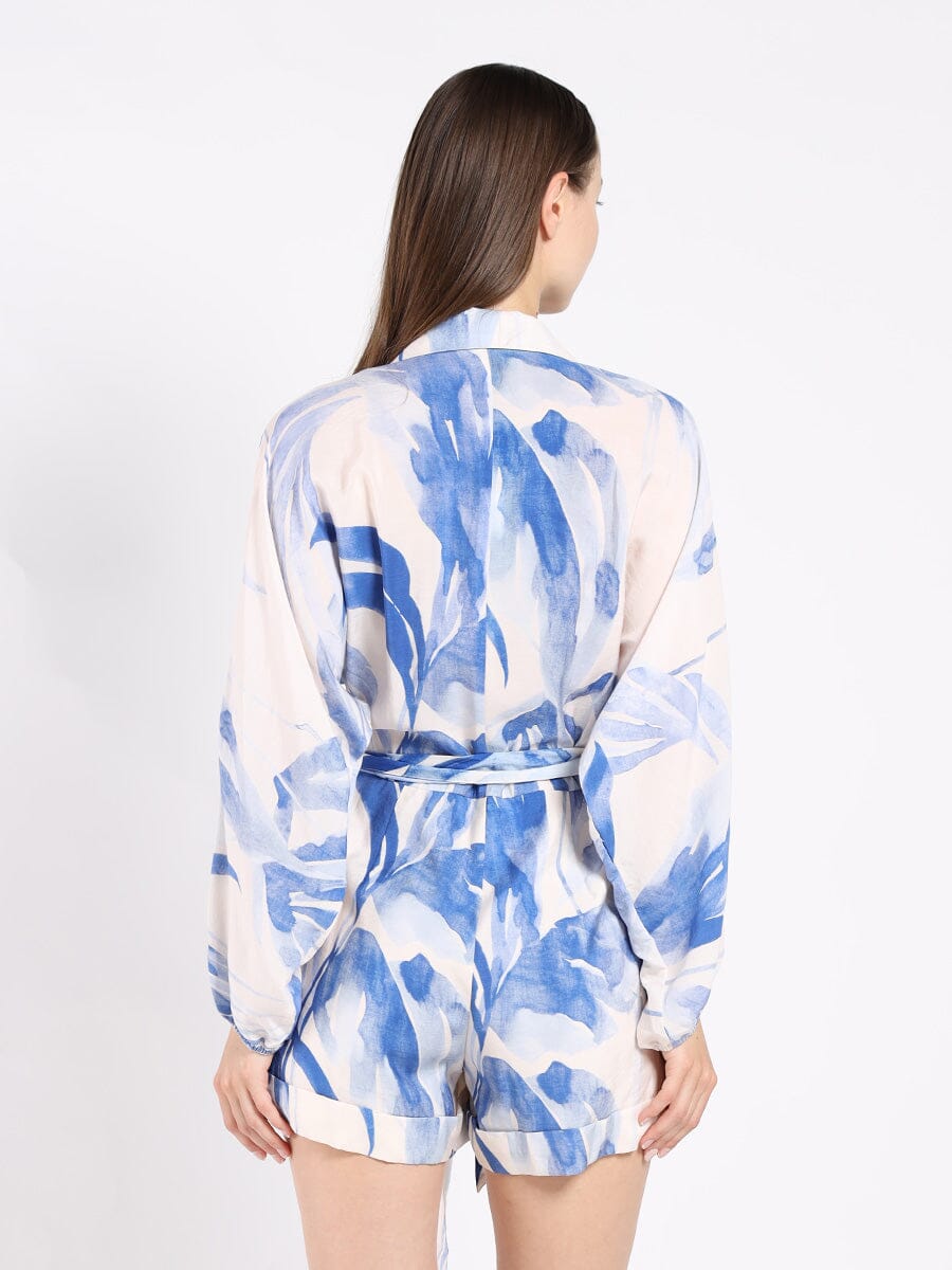 Belted Jumpsuit With a Print - Glamourous Grace