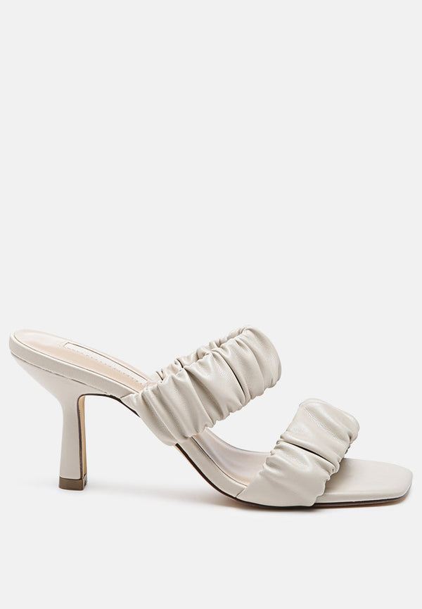 Lady Lynn Gather Around Slip-On Heeled Sandals - Glamourous Grace