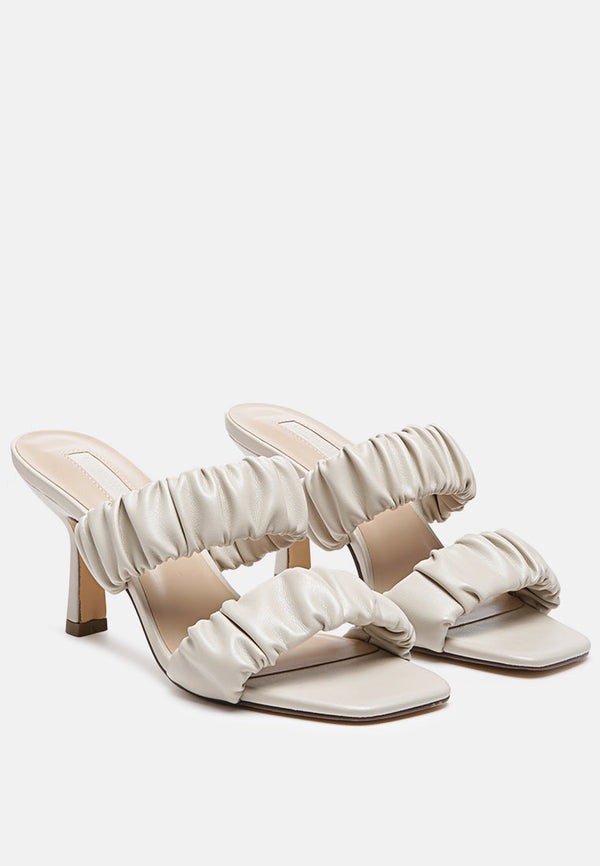 Lady Lynn Gather Around Slip-On Heeled Sandals - Glamourous Grace