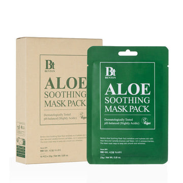 Benton Aloe Soothing Sheet Mask 23g X 10ea - Glamourous Grace