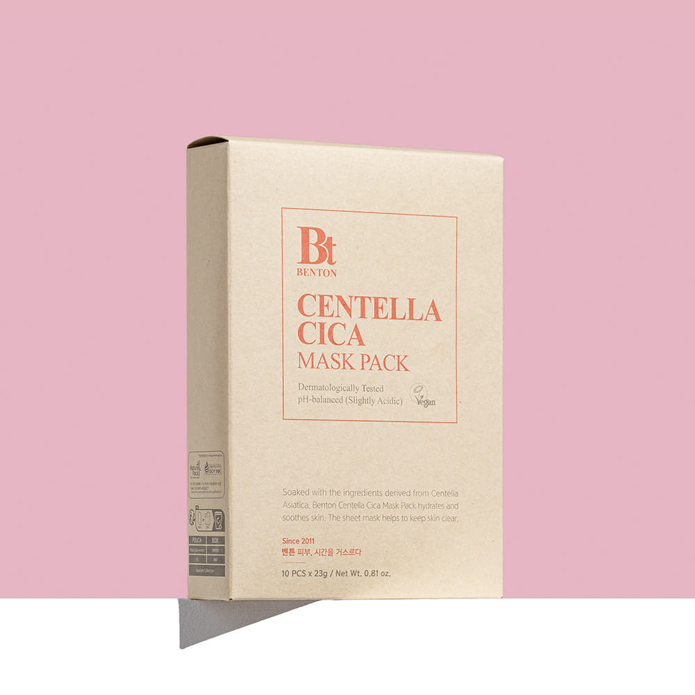 Benton Centella Cica Mask Pack 23g x 10ea - Glamourous Grace