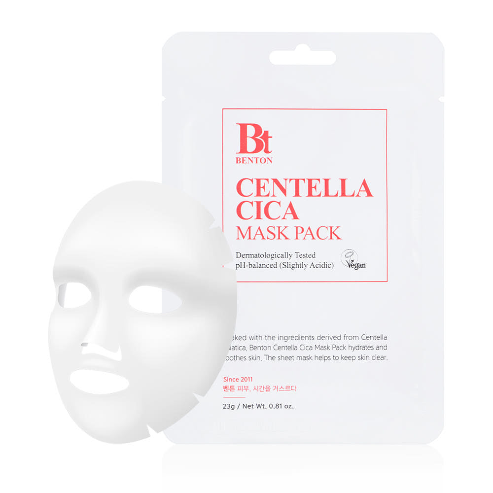 Benton Centella Cica Mask Pack 23g x 10ea - Glamourous Grace