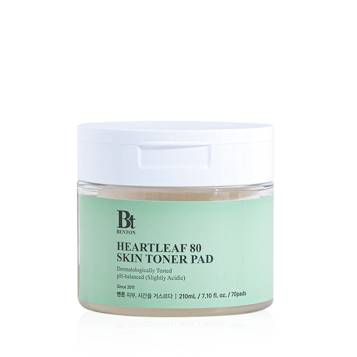 Benton HEARTLEAF 80 SKIN TONER PAD 70pads - Glamourous Grace