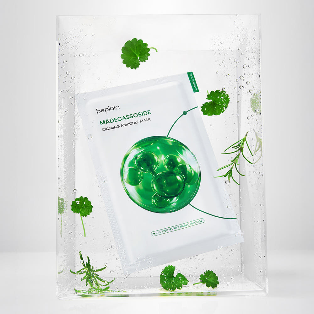 beplain Madecassoside Calming Ampoule Mask 24ml X 10ea - Glamourous Grace