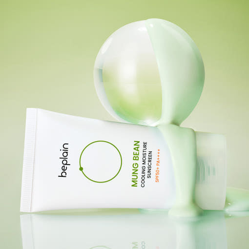 beplain Mung Bean Cooling Moisture Sunscreen SPF50+ PA++++ 50ml - Glamourous Grace