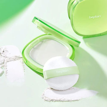 beplain Mung Bean Cotton Fit Powder Compact SPF30 PA+++ 7g - Glamourous Grace