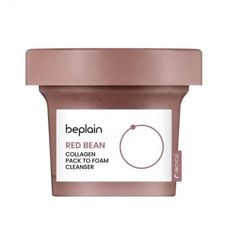beplain Red Bean Collagen Pack To Foam Cleanser 100ml - Glamourous Grace