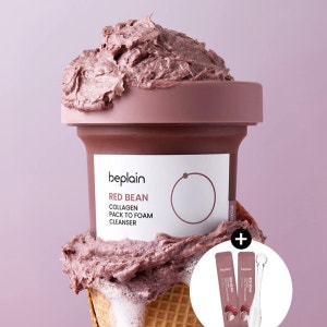 beplain Red Bean Collagen Pack To Foam Cleanser 100ml - Glamourous Grace