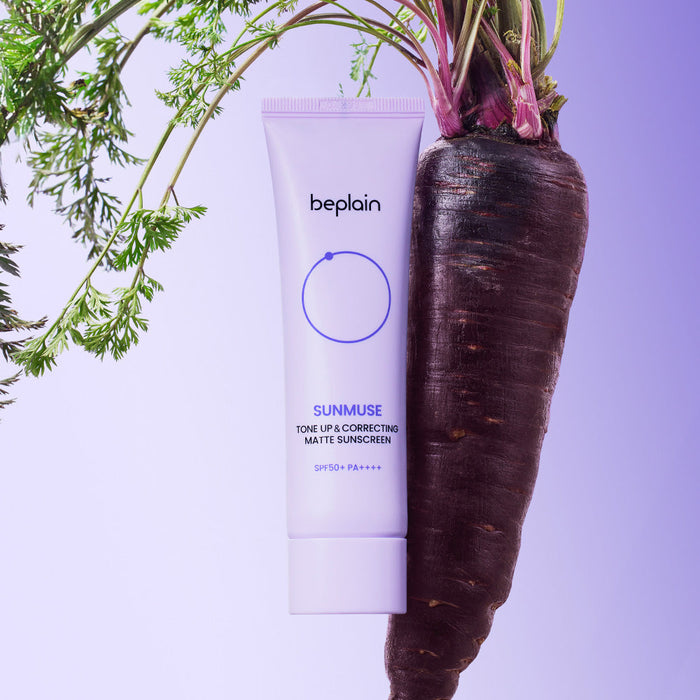 beplain Sunmuse Tone-Up & Correcting [Matte] Sunscreen (SPF50+/PA++++) 50ml - Glamourous Grace