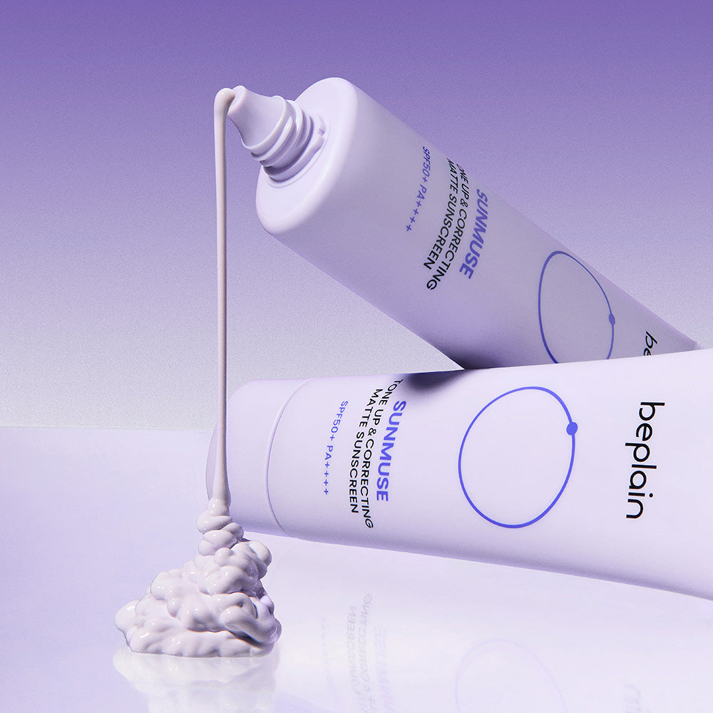 beplain Sunmuse Tone-Up & Correcting [Matte] Sunscreen (SPF50+/PA++++) 50ml - Glamourous Grace