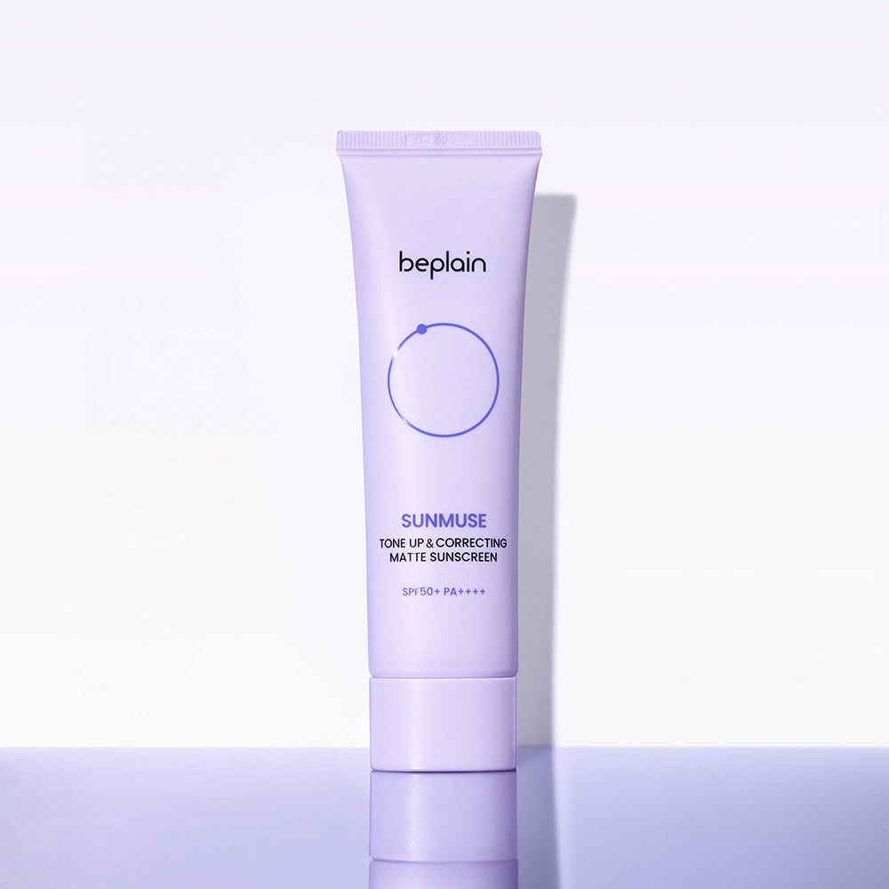beplain Sunmuse Tone-Up & Correcting [Matte] Sunscreen (SPF50+/PA++++) 50ml - Glamourous Grace