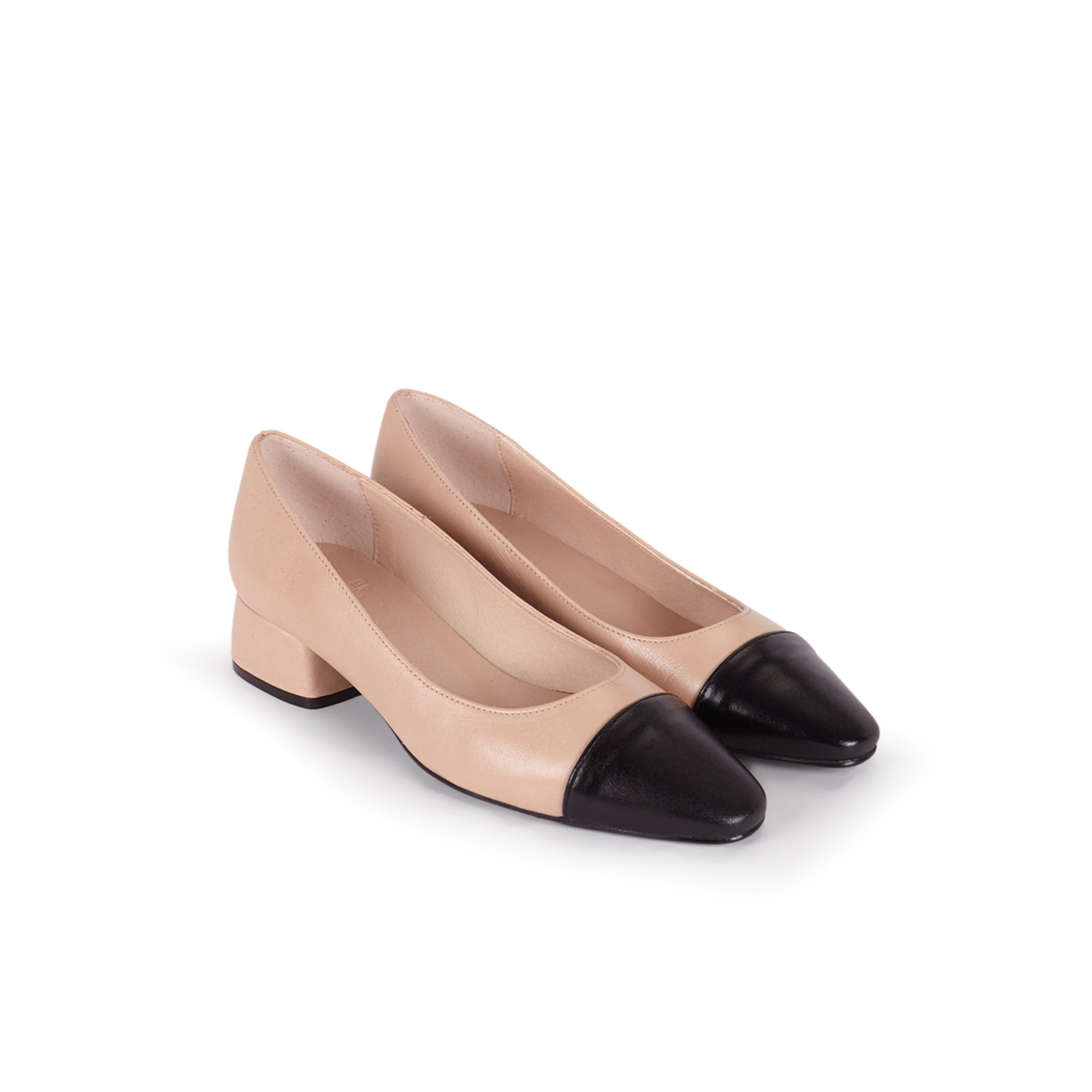 Berta Nude with Black Tip - Glamourous Grace