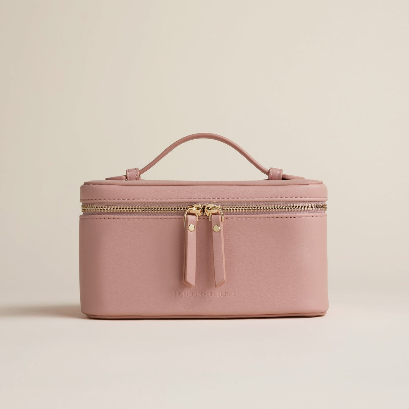 Jetsetter Train Case - Dusty Rose - Luxury Travel Makeup Case