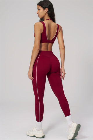 The Clarity Contour Line Sports Bra Leggings 2-Piece Set