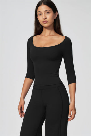 The RiseFit Half-Sleeve T-Shirt Straight Leg Pants 2-Piece Set