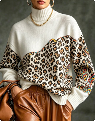 Womens Plus-Size Loose Sweater