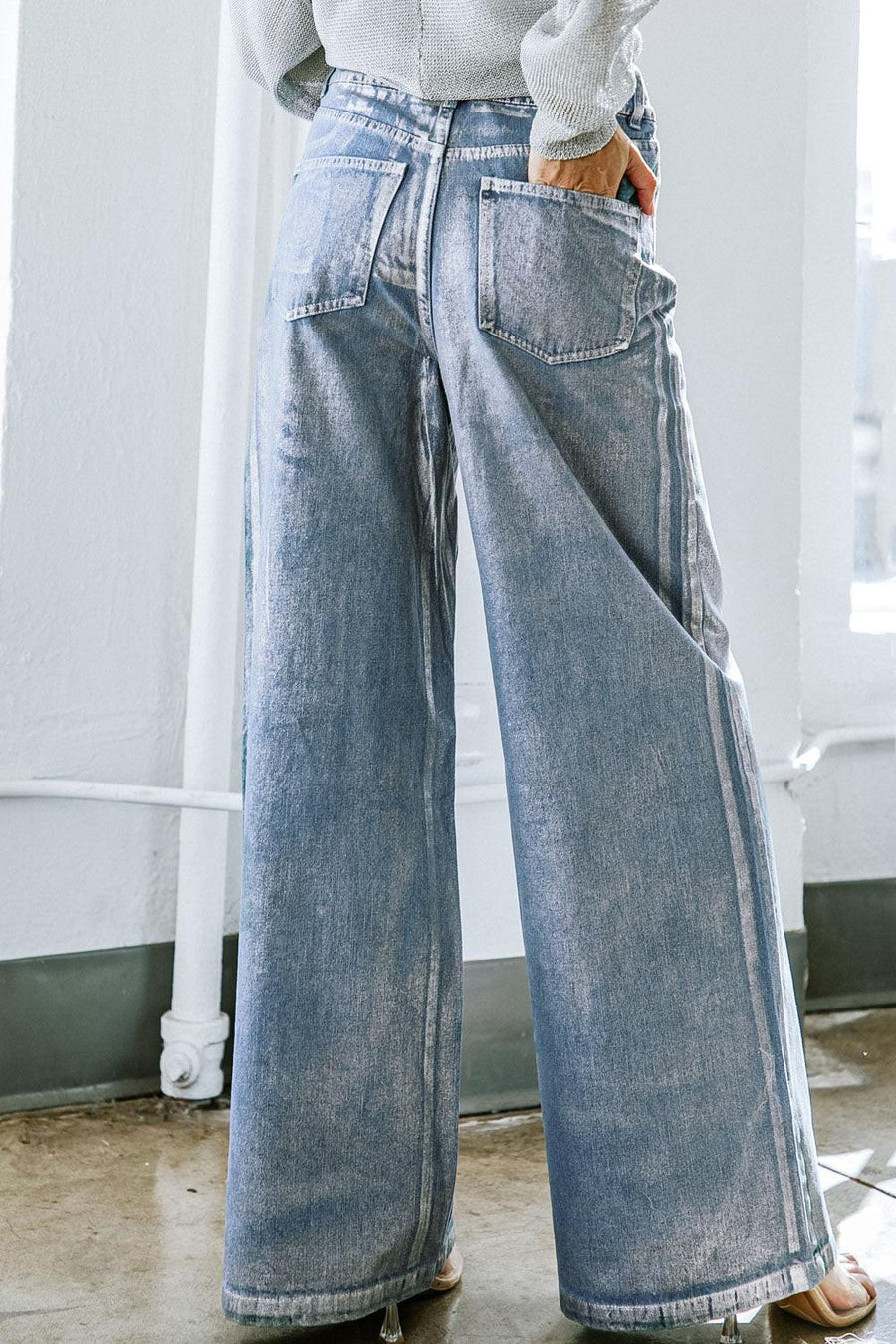 PEACE AND JOY DENIM PANTS - Glamourous Grace