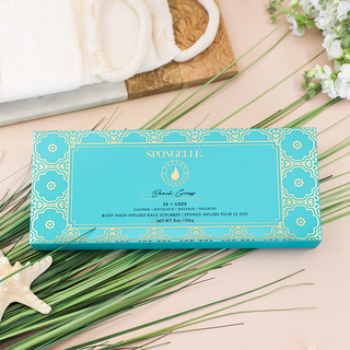 Beach Grass Body Wash Infused Back Scrubber - Glamourous Grace